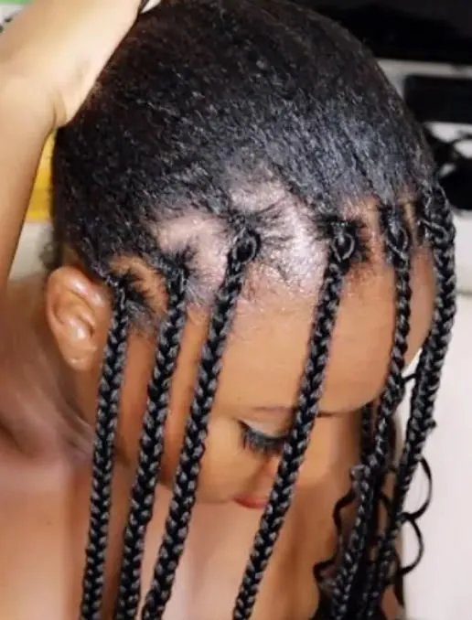 Braiding in Progress by Empress Royal Braids & Beauty