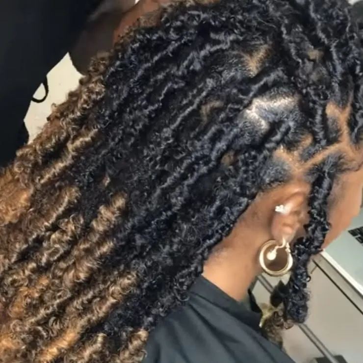ERBB textured twist and curl style