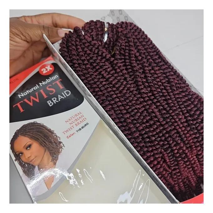 Nubian twist braiding hair product
